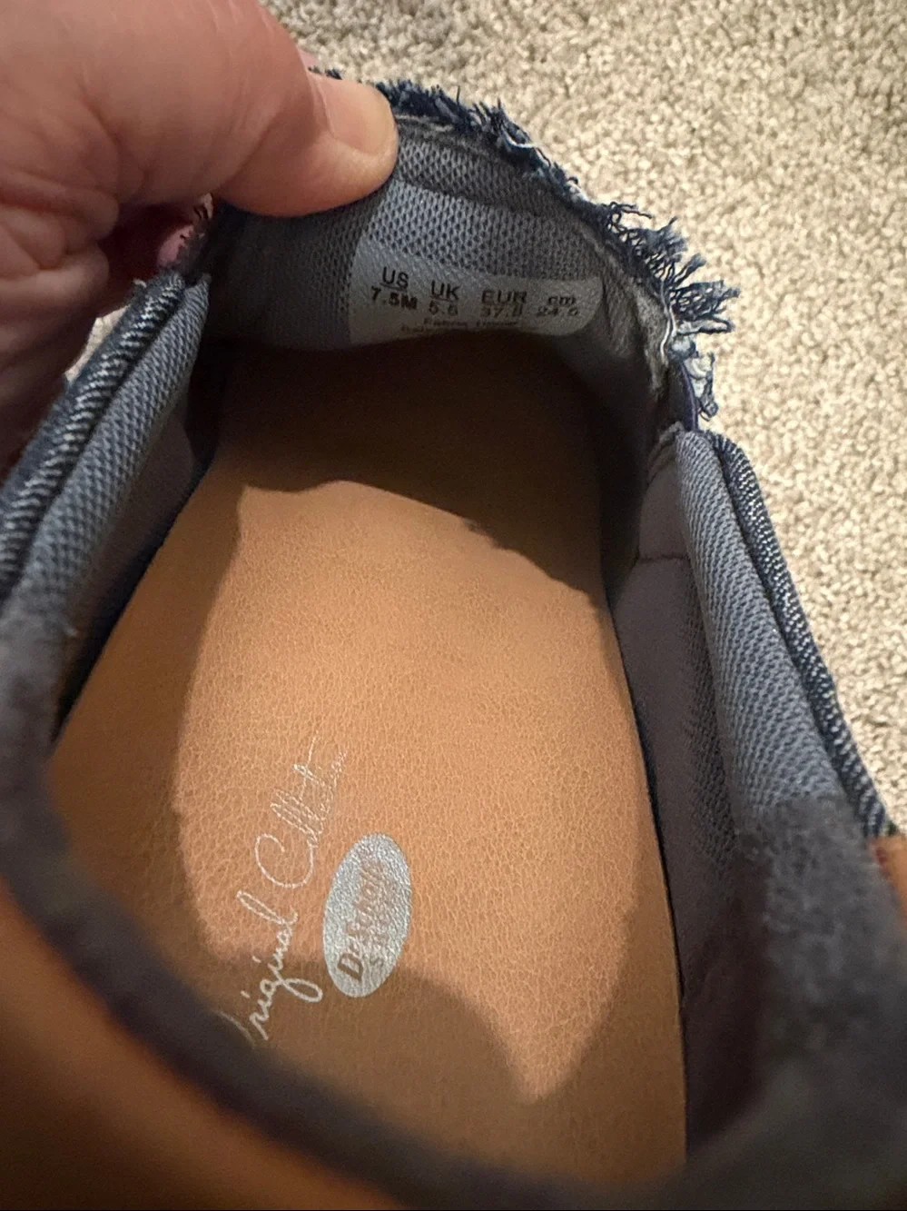 Dr. Scholls size denim